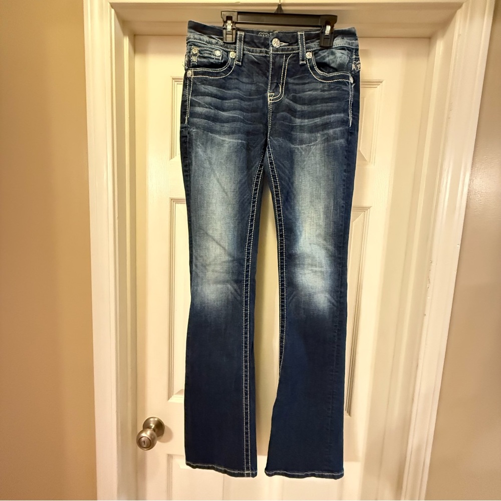 Miss Me Dark Blue Boot Cut Jeans